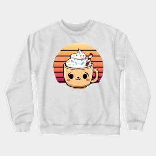 Retro cold coffee Kawaii style Crewneck Sweatshirt